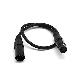 5-Pin Male to 3-Pin Female XLR Turnaround DMX Adapter Cable