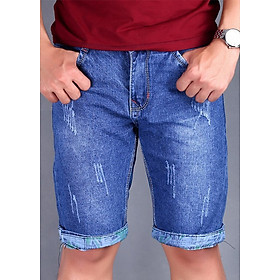 Quần Short Jean Nam qq37 Vải Jean Loại Tốt Muidoi