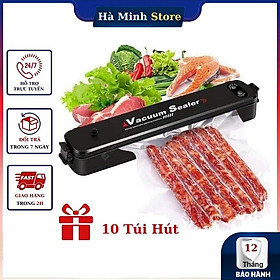 Máy Hút Chân Không Thực Phẩm, Kèm Hàn Miệng Túi Vacuum Sealer, Máy Hút Chân Không Gia Đình, Hút Chân Không 