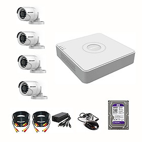 Mua Bộ Camera HIKVISON 2MPX - FHD1080P Chính hãng - Đầy đủ Phụ Kiện Lắp Đặt (Kèm Ổ cứng 500GB)