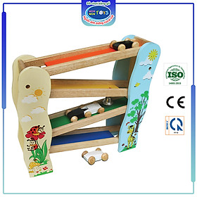 Đồ chơi gỗ Trò chơi trượt xe | Winwintoys 63092 | Phát triển trí tò mò và khám phá cho bé | Đạt tiêu chuẩn CE và TCVN