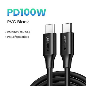 Mua Cáp Sạc USB Type C 2.0 Male To Type C 2.0 100W 5A Dài 1.5M | Cáp Dữ Liệu Usb-c 20528 | Tốc độ Truyền Data : 480Mb