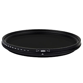 58mm ND2 - ND400 Lens Filter Slim ND Filter Optical Glass for Camera