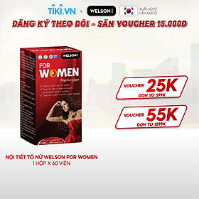 Viên Uống Tăng Cường Sinh Lý Nữ Welson for Women hộp 60 viên
