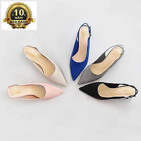 Giày Cao Gót Nữ Thời Trang Mũi Nhọn Cao 3 Phân EL011