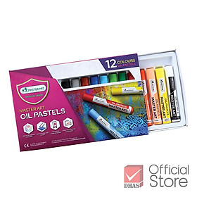 Bút sáp dầu Masterart Oil Pastels 12, 16, 25 màu Thái Lan