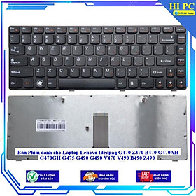 Bàn Phím dành cho Laptop Lenovo Ideapaq G470 Z370 B470 G470AH G470GH G475 G490 G490 V470 V490 B490 Z490 - Hàng Nhập Khẩu