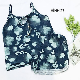 BỘ THUN LẠNH 2 DÂY CHO NỮ FREESIZE 45-54kg ĐỒ BỘ NGỦ BỘ MẶC NHÀ NỮ - BN15