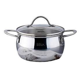 Nồi Inox Đúc Liền Khối Seka SKM3843 - Hàng Chính Hãng