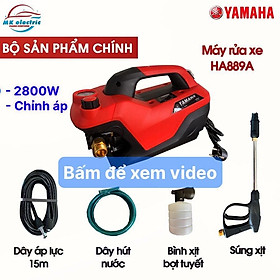 Mua Máy rửa xe cao áp 2800W HA889A - Có nút chỉnh áp suất + van xả khí