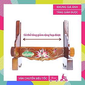 Khung gỗ tăng giảm đặt khung hình thờ giá đỡ khung hình - Nhiều cỡ