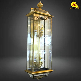 Mua Đèn tường kính đồng ngoài trời HQ - mã TKD081 - chiếu sáng vàng lý tưởng  tiết kiệm điện  dễ bảo trì HQ DECOR (HÀNG NHẬP KHẨU)