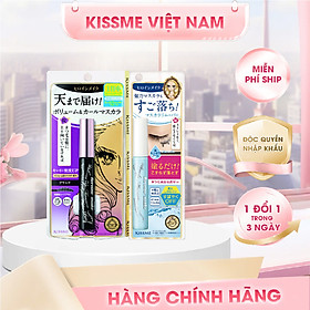 Set Dây Mascara Dài - Dày Rậm Mi Và Macara Tẩy Trang Mi Kissme Heroine Make