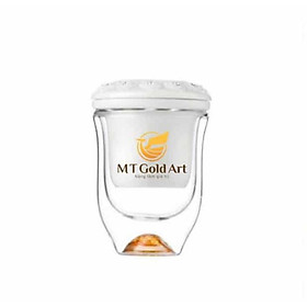 Tách trà cá nhân cao cấp dát vàng 24k MT Gold Art- Hàng chính hãng, trang trí nhà cửa, phòng làm việc, quà tặng sếp, đối tác, khách hàng, tân gia, khai trương 