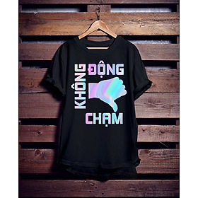 Áo Thun Nam Phản Quang 7 Màu In Chữ Không Động Chạm, Áo Uninsex, Size rộng,  Size lớn, Tay ngắn, Cổ Tròn
