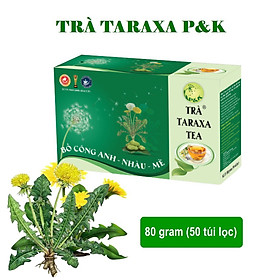 Trà TARAXA P&K BỒ CÔNG ANH - NHÀU - MÈ Giải độc, Ngừa viêm khớp, đau nhức, hạ cholesterol (50 túi lọc)