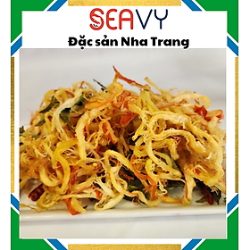 Đặc Sản Nha Trang - Mực Xé Lá Chanh Có Vị Chua Chua Của Chanh Kết Hợp Với Vị Thơm Của Lá Chanh, Seavy Hộp 200g