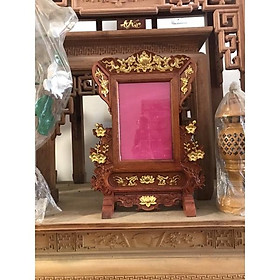 Mua khung ảnh thờ gỗ hương rát vàng điểm cao cấp