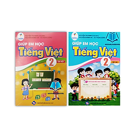 Sách – Combo Giúp em học Tiếng Việt 2 tập 1 + 2 (Cánh Diều)
