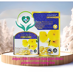 Viên uống Tinh dầu hoa anh thảo Vitatree Evening Primrose , hộp 100v, chăm sóc sức khoẻ phái đẹp