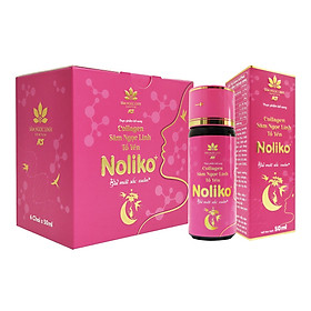 Nước Uống Collagen Noliko Yến Sâm Ngọc Linh Kon Tum K5 Hộp 6 chai