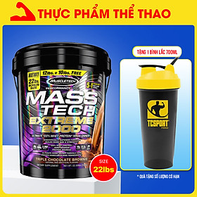 Sữa tăng cân MASS TECH EXTREME 2000 của MuscleTech hương chocolate thùng 10kg