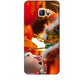 Ốp lưng dành cho điện thoại HTC U ULTRA Heo Múa Lân