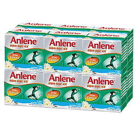 Hình ảnh Thùng 48 Hộp Sữa Anlene Đậm Đặc 4X Ít Béo Hương Vani (12 x 4 x 125 ml)