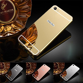 Ốp lưng Meizu U20 tráng gương viền kim loại