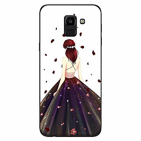 Ốp Lưng Dành Cho Điện Thoại Samsung Galaxy J6 2018 - Cô Gái Đầm Đen