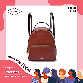Balo nữ nhỏ thời trang Fossil Felicity Mini Backpack SHB2407213 - màu nâu