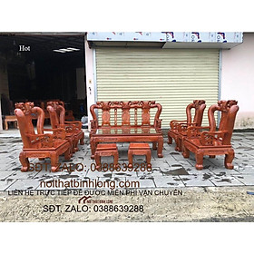Bộ bàn ghế 10 món tay 10 " đẹp và hơn thế" - Đồ Gỗ Bình Long 0388639288