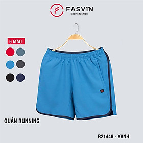 Quần đùi ngắn nam Fasvin R21448.HN vải gió chun mềm mại co giãn thoải mái vận động - Xanh,Size 3