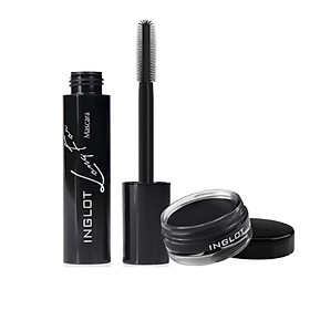 COMBO 1 kẻ mắt Eyeliner Gel + Mascara dài mi Inglot Eye Long For Mascara (12ml)