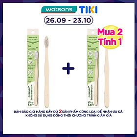 Bàn Chải Đánh Răng Watsons Greener (Gentle Soft) 1 Cái