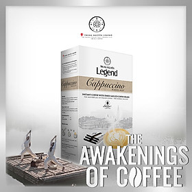 Trung Nguyên Legend - Cà phê hoà tan rang xay Cappuccino Hazelnut - Hộp 12 gói x 18gr