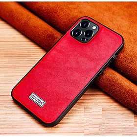 Ốp lưng iPhone 12 Pro Max chính hãng SULADA dạng da mềm