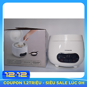 Nồi Cơm Điện Mini đa năng 0.8 lít Lock&Lock EJR326 - Hàng chính hãng