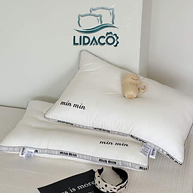 Mua Ruột gối lông vũ tencel min min LIDACO bông microfiber cao cấp chống đau mỏi cổ vai gáy cho giấc ngủ êm ái (1 chiếc)