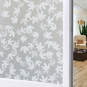 Mua Combo 5m Decal Giấy Dán Kính LÁ PHONG TRẮNG Khổ 45cm Có Sẵn Keo Tiện Lợi (Nhiều Kích Thước)