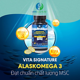 Dầu cá VitaOmega 3 Fish Oil nhập khẩu từ AlaskOmega 3 Đức