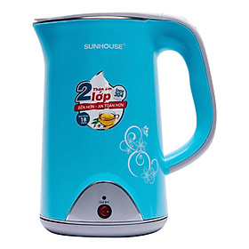 Bình Đun Siêu Tốc Inox 2 Lớp Sunhouse SHD1388G  - Hàng Chính Hãng