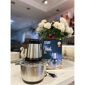 Mua Máy xay thịt cối inox 304 đa năng 4 lưỡi dùng xay thịt  xay đá nhuyễn( hàng bảo hành 6 tháng- hàng loại 1)
