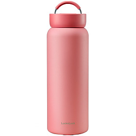 Bình giữ nhiệt bằng thép không gỉ LocknLock Jumbo Tumbler LHC4300YRED 900ML - Màu coral