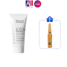 Gel tẩy tế bào chết Paula's Choice skin perfecting 8% AHA gel exfoliant TẶNG Ampoule chống lão hóa Martiderm (Nhập khẩu)