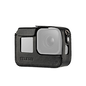 TELESIN Camera Protective Case Shell Cover PU Leather Compatible with GoPro Hero 8 Action Camera