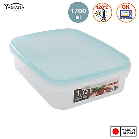 Mua Hộp trữ thức ăn YAMADA bảo quản thực phẩm tủ lạnh  tủ đông chịu nhiệt cao và dùng được trong lò vi ba 1700ml - hàng nhập khẩu chính hãng (MADE IN JAPAN)