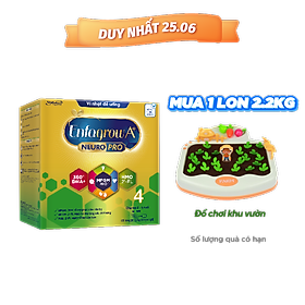 Sữa bột Enfagrow A+ NeuroPro 4 với 2’-FL HMO cho trẻ từ 2 – 6 tuổi – 2.2kg