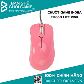 Chuột Gaming E-DRA EM660 Lite Pink (Màu Hồng) - Hàng Chính Hãng