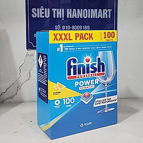 Viên rửa bát Finish Classic 100 viên - hương Chanh